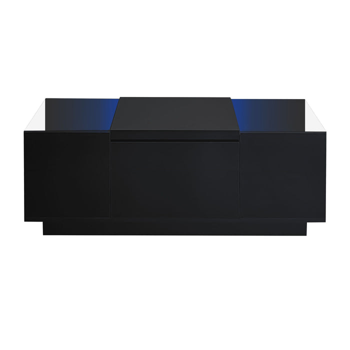 LED Coffee Table, Modern Center Table