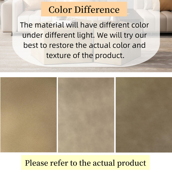 Irregular Pentagon Nesting Coffee Table Set