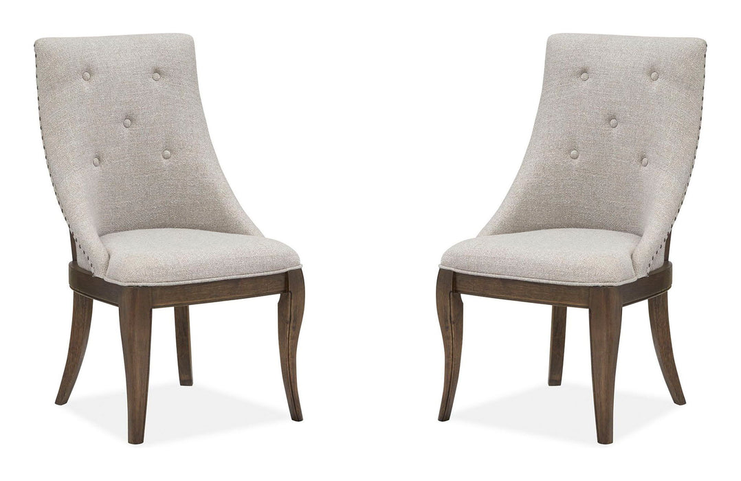 Roxbury Manor - Dining Arm Chair With Upholstered Seat and Back (Set of 2) - Homestead Brown