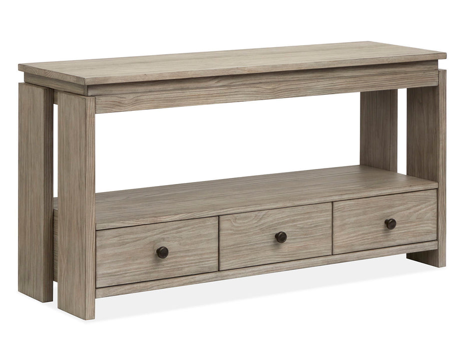 Conrad - Rectangular Sofa Table - Stone Harbor Grey