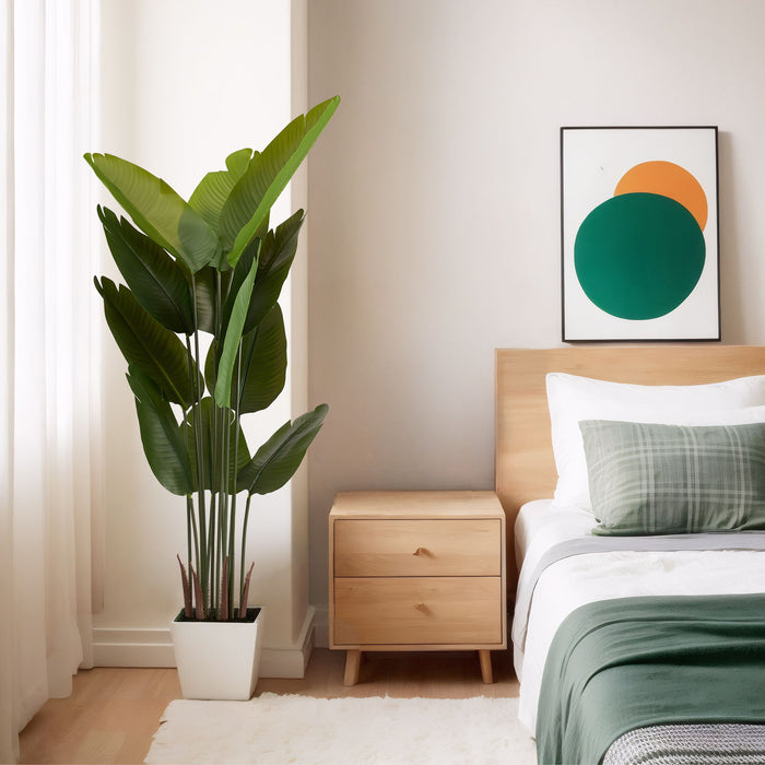 Artificial Plant For Indoor And Outdoor Decoration (Set of 2)