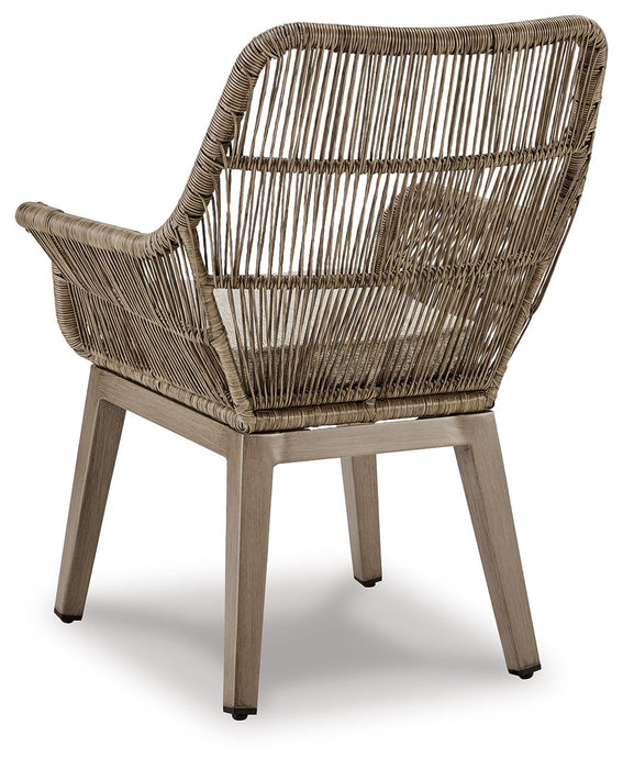 Beach Front - Arm Chair With Cushion (Set of 2) - Beige
