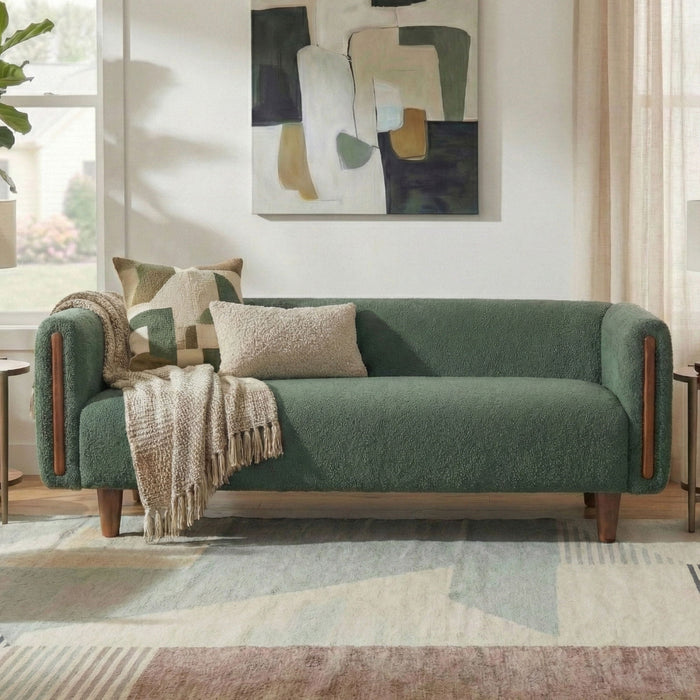 3 Seater Sofa With Armrests For Living Room