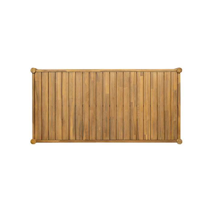 Classic Patio Dining Table, Acacia Wood - Light Teak