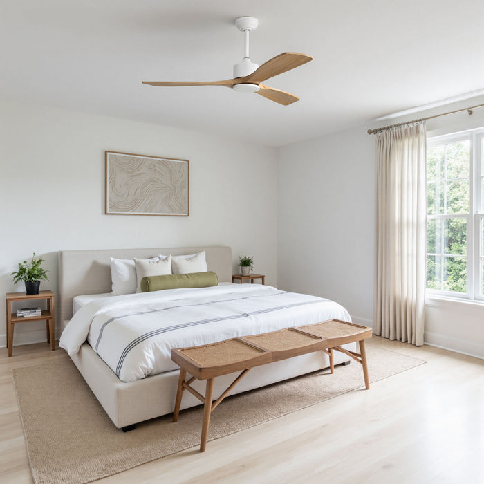 52" All Ceiling Fan With DC Reversible Motor, 3 Blades
