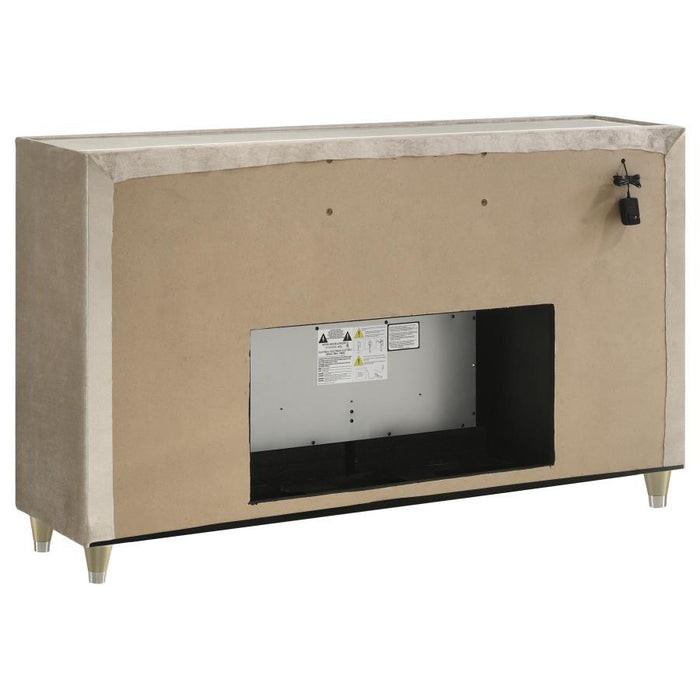 Lorient - 8-Drawer LED Bedroom Flame Box Dresser