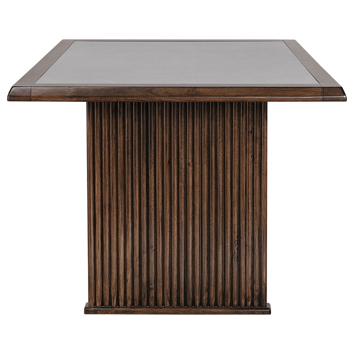 Sherwood 5-piece Rectangular Dining Table Set Brown