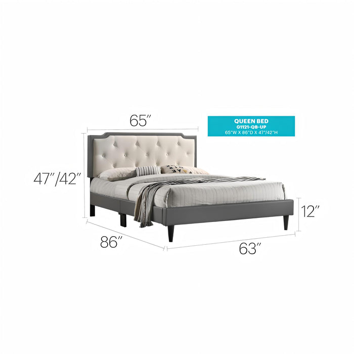 Deb - Bed (All in One Box) - Two Tone