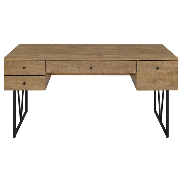 Analiese 63-inch 4-drawer Writing Desk Mango