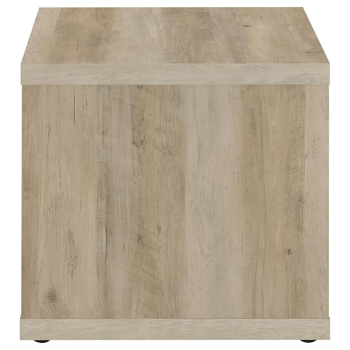 Frisco 2-piece Coffee and End Table Set Distressed Pine
