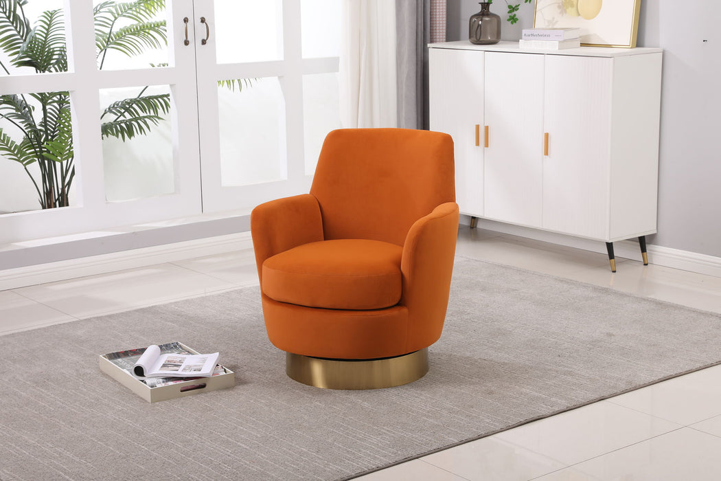 Teddy Swivel Barrel Chair, Swivel Accent Chairs Armchair For Living Room