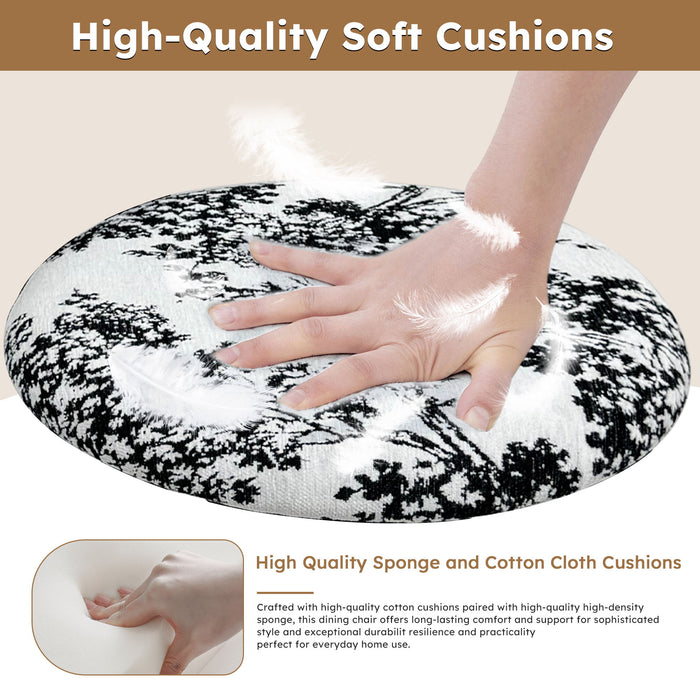 Key Design, Dining Chairs (Set of 2) - White / Black