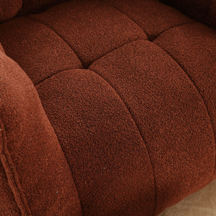 Soft Chenille Bean Bag Chair With High Resilient Foam
