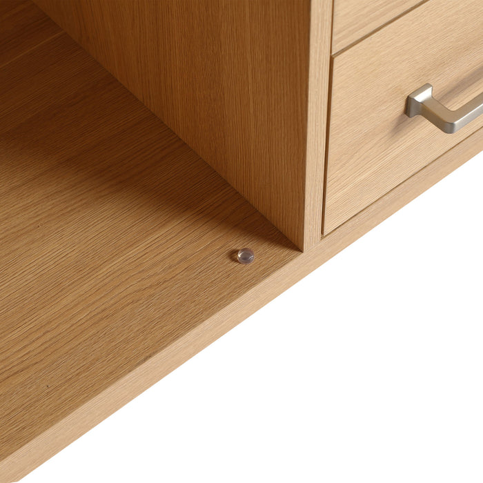 Freestanding Bathroom Vanity With Resin Sink, Soft-Closing Doors And Drawers