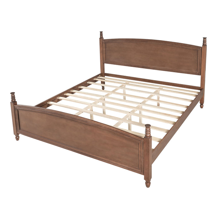 Bed Frame With Headboard & Footboard