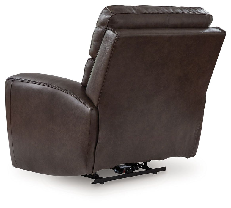 Crossplex - Power Recliner / Adjustable Headrest - Smoke