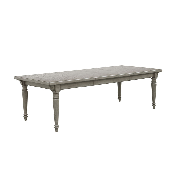 Madison Ridge - Farmhouse Leg Table - Buff Gray