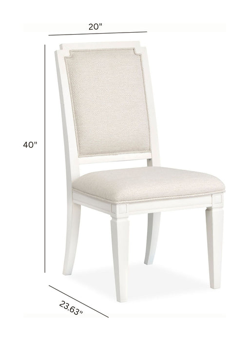 Willowbrook - Upholstered Side Chair (Set of 2) - Egg Shell White