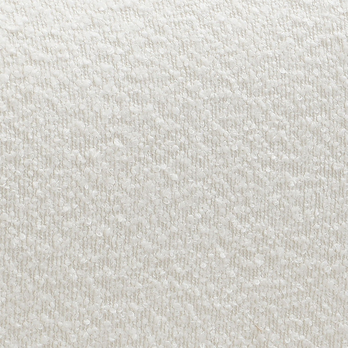 Grainy Footstool For Home - Beige