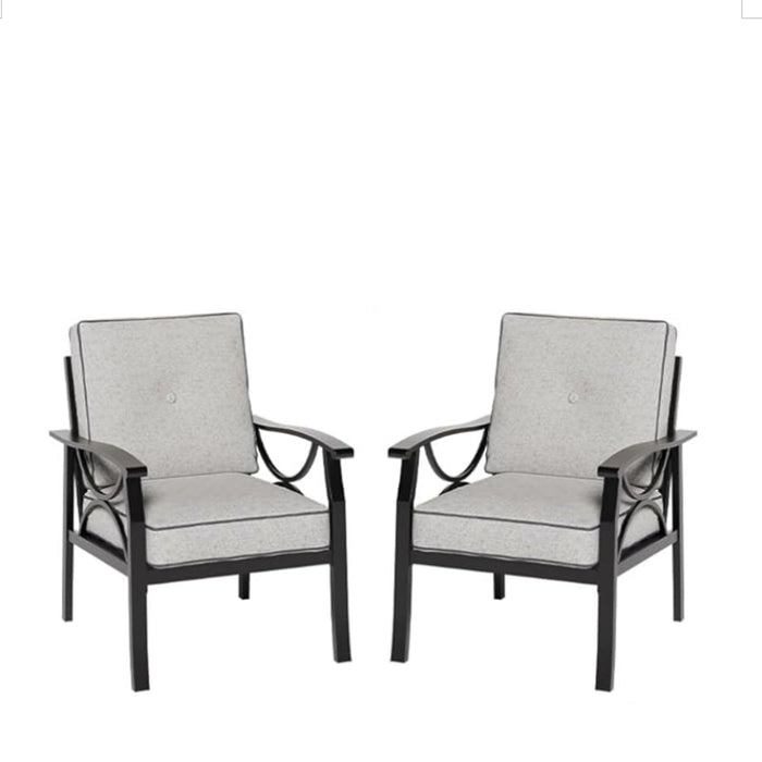 Patio Furniture Set & Coffee Table And Cushions For Backyard
