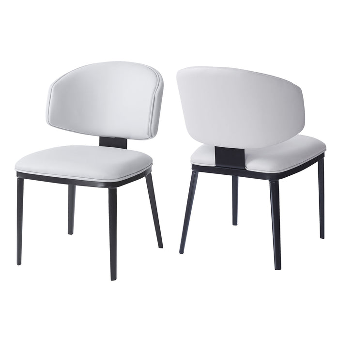 Modern Upholstered Dining Chairs (Set of 2)
