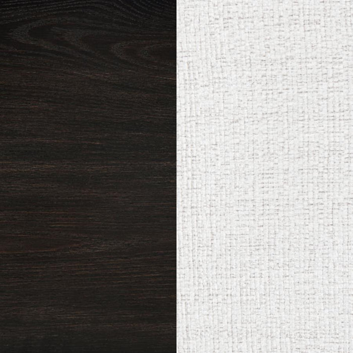 Leandro - Upholstered Dining Arm Chair (Set of 2) - Burnished Black / Cream