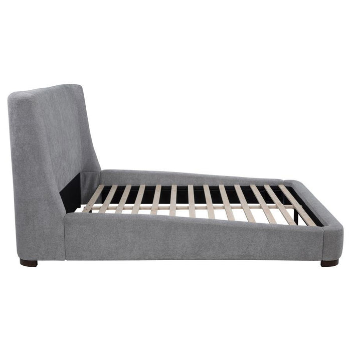 Rennes - Upholstered Wingback Platform Bed