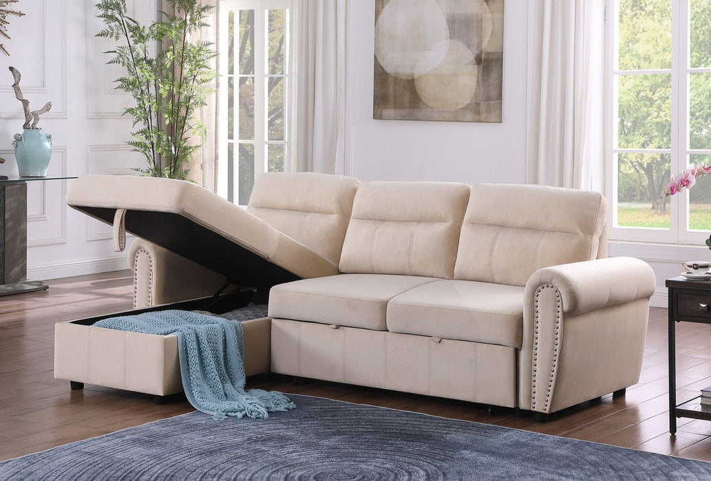 Ashton - Reversible Sleeper Sectional Sofa Chaise