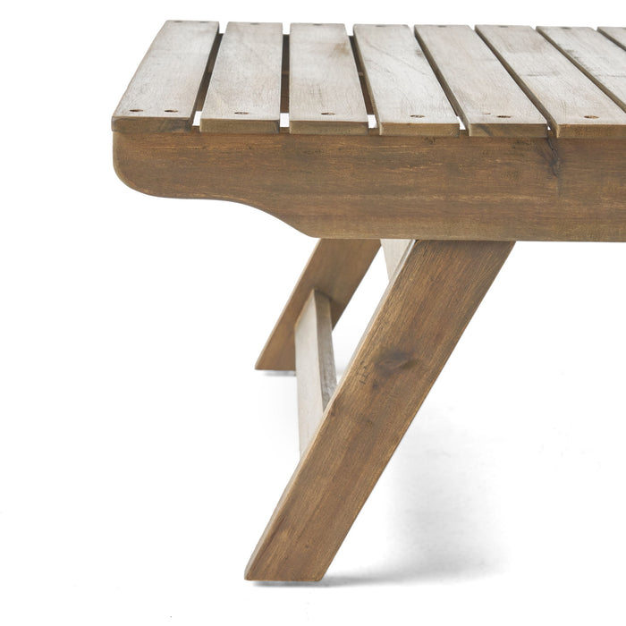 Sedona - Outdoor Side Table With Open Slat Design