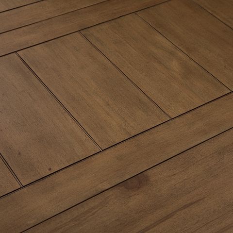 Rylandeen - Rectangular Dining Room Counter Height Extension Table - Light Brown / Dark Brown