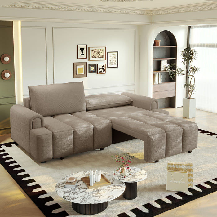 4 Seater Modern Couch With Seats Storage