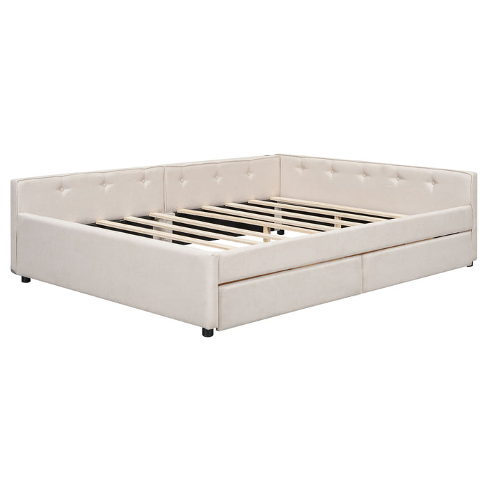 Platform Bed With USB Ports