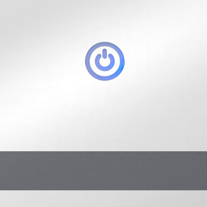 Rectangle Medicine Cabinet Mirror Bathroom Mirror With Storage Wall Mounted Medicine Mirror Cabinet With LED - Sliver