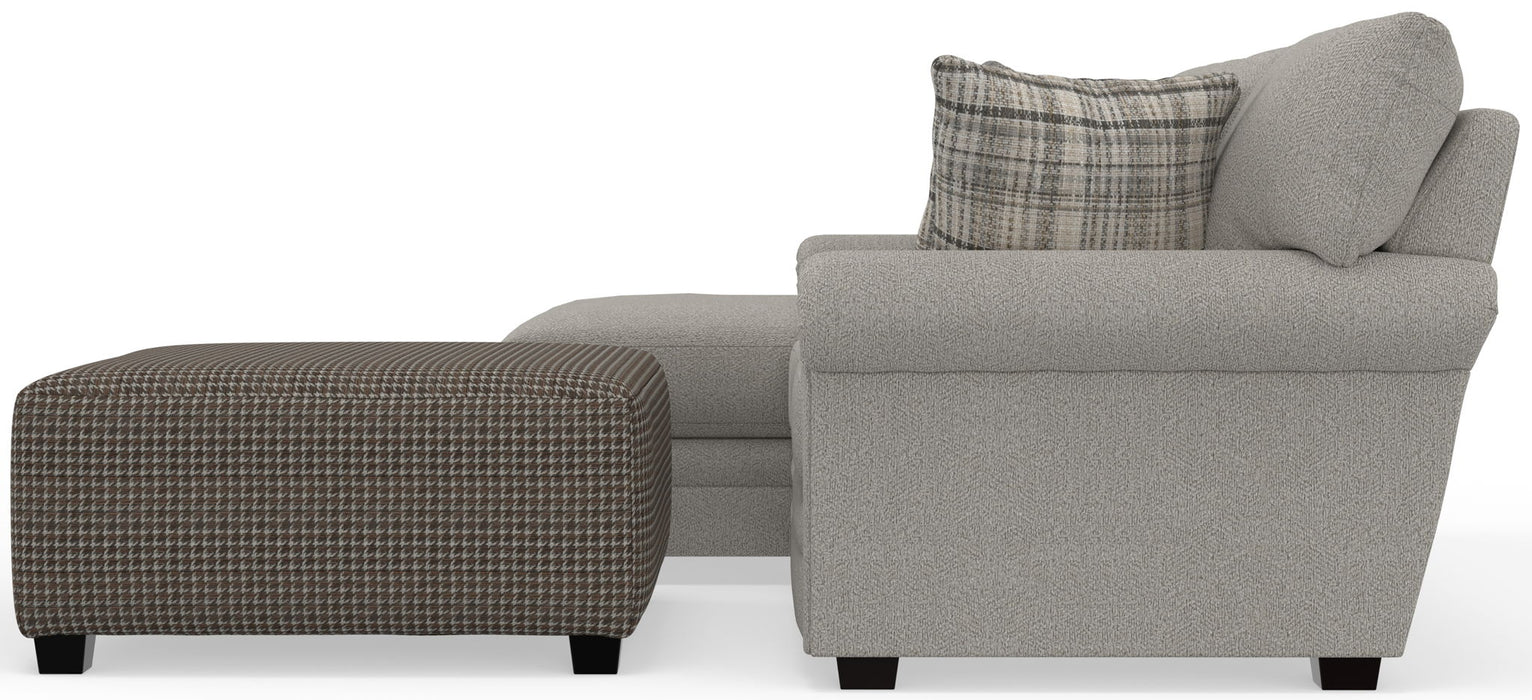 Livingston - Sectional With Comfort Coil Seating, 40" Cocktail Ottoman And Accent Pillows Included