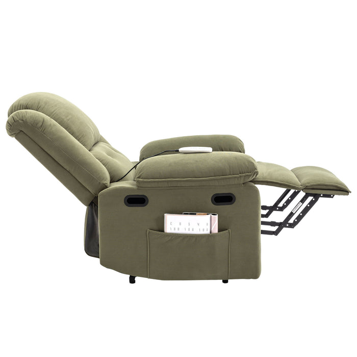Massage Recliner Power Lift Chair With Adjustable Massage And Heating Function