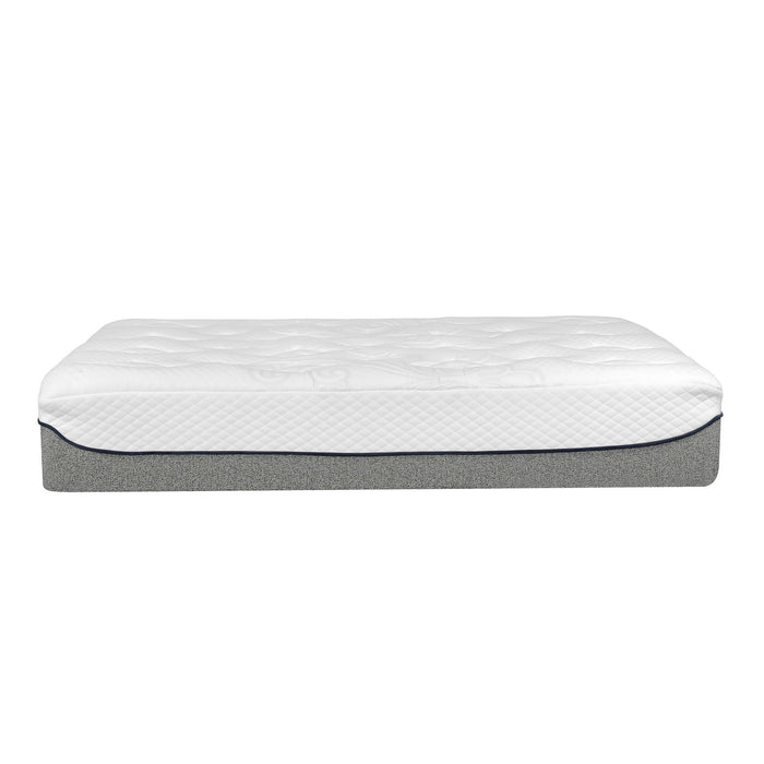 Ultra Plush 13" Gel Memory Foam Mattress For King Size Bed With Double Layered Jacquard Cover - Gray / White