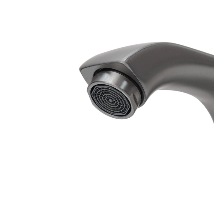 Modern Freestanding Bathroom Vanity With Ceramic Sink, Hot And Cold Faucet, Storage Cabinet & Open Shelf