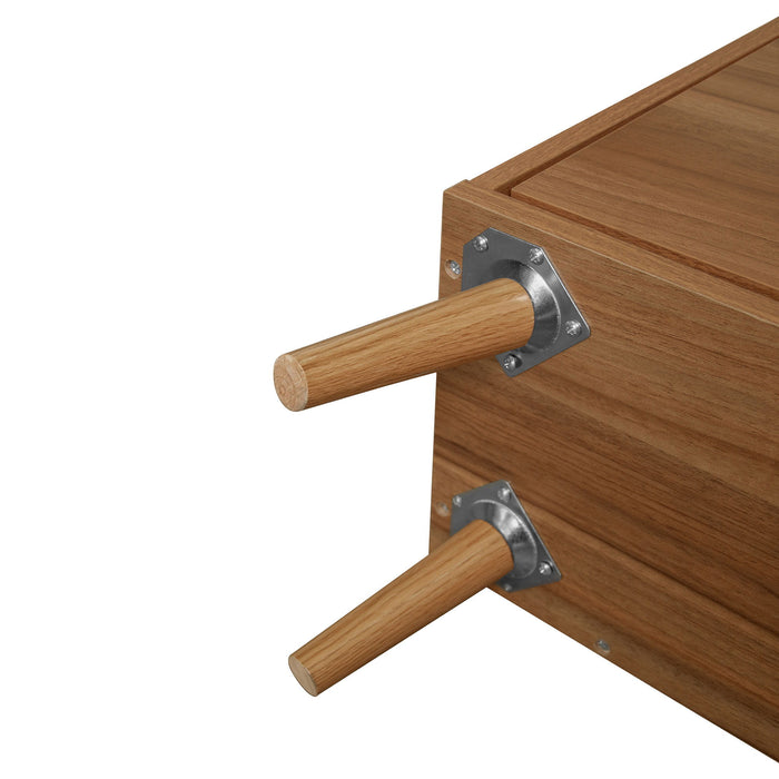 Allen - Rattan 2 Door 1 Drawer Cabinet Shoe Rack For Entrance