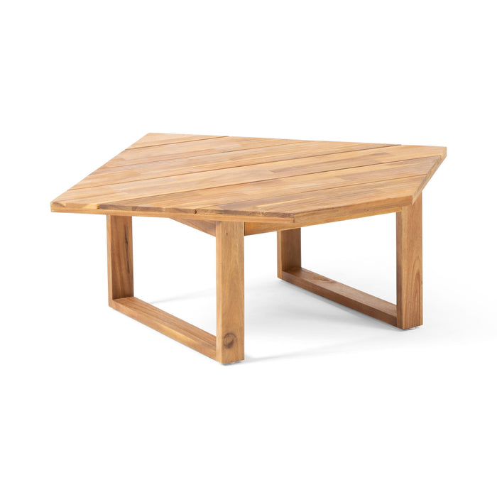 Mirabelle - Corner Chair, Coffee Table - Teal