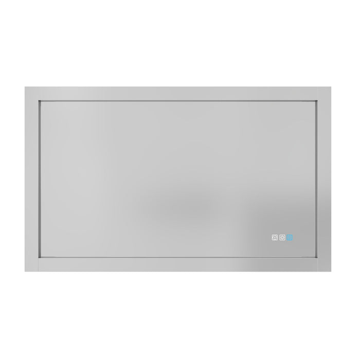 led Bathroom Vanity Mirror With Side Lighting, 40 X 24 Inch, Anti Fog, Dimmable, Three Color Temper, Vertical & Horizontal Wall Mounted Vanity Mirror (40X24)