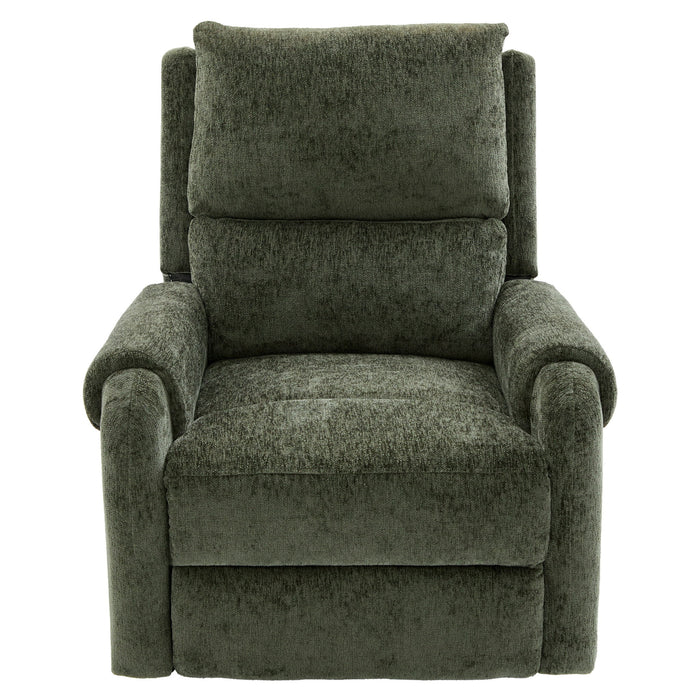 Manual Recliner Massage Chair With Swivel Rocker, 8 Massage Modes, Side Storage Pocket