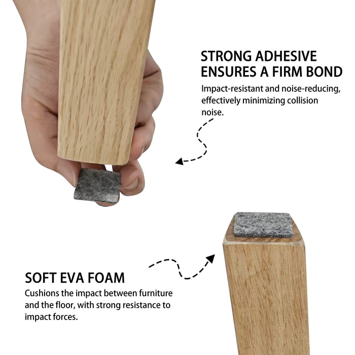 4 Piece Set Of Single Chairs With A Design Combining Modern And Traditional Elements