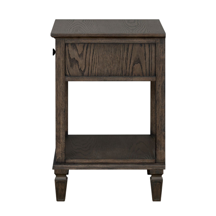 Victoria - Bedside Table With Drawer And Shelf