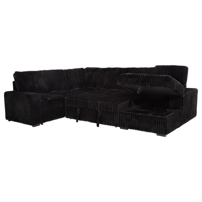 Devonshire - Sleeper Sectional Sofa Storage Chaise