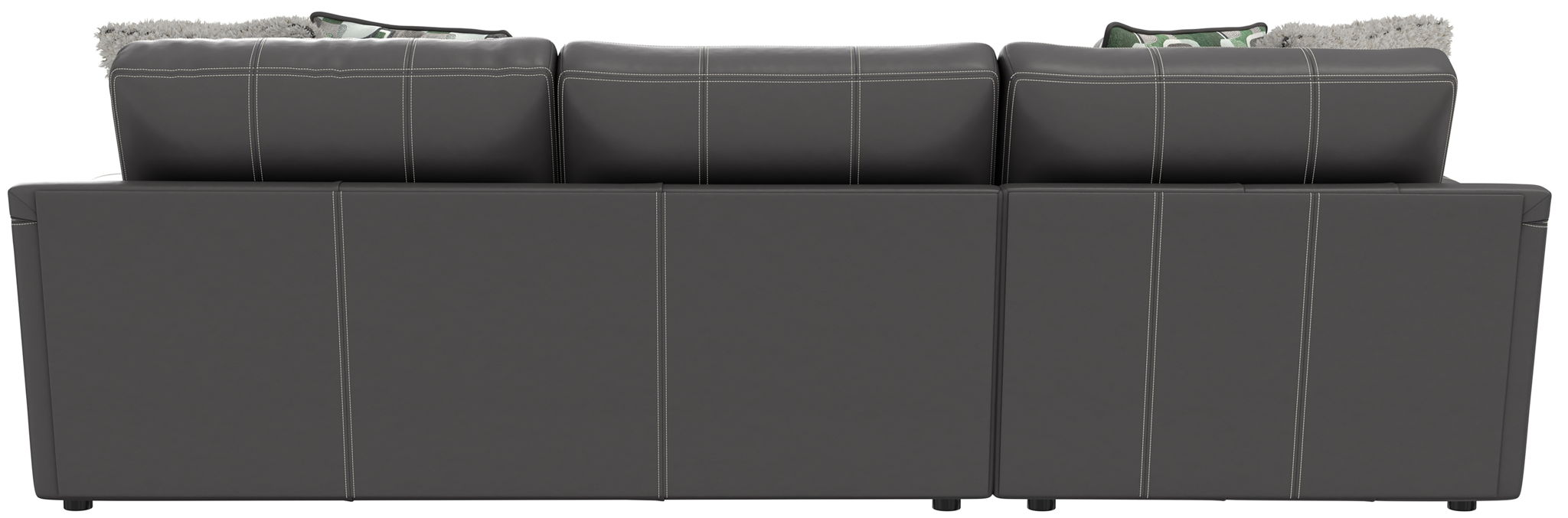 Minori - Italian Leather Sofa / Chaise And Cocktail Ottoman