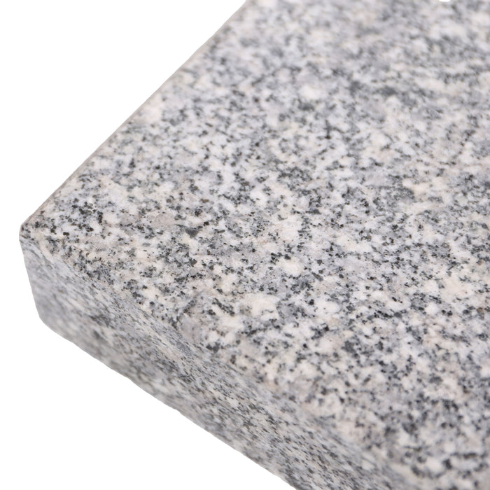 Umbrella Holder Square 55 Lbs Umbrella Base - Natural / Gray
