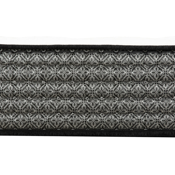 Premium 12" Queen Size Hybrid Mattress In A Box Soft Gel Memory Foam Top With Cooling Technology - Gray / White