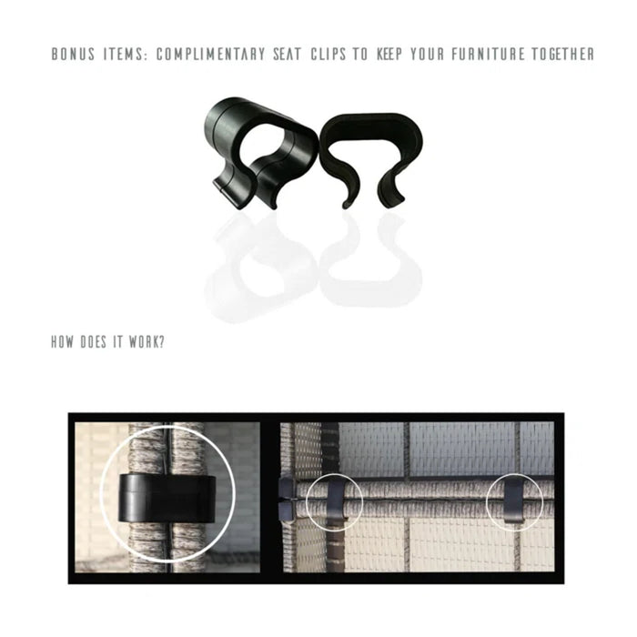 Handcrafted Outdoor Loveseat With Wicker Seating