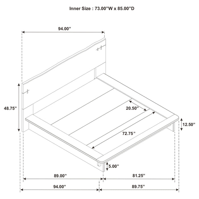 Stillwater California King Platform Bed