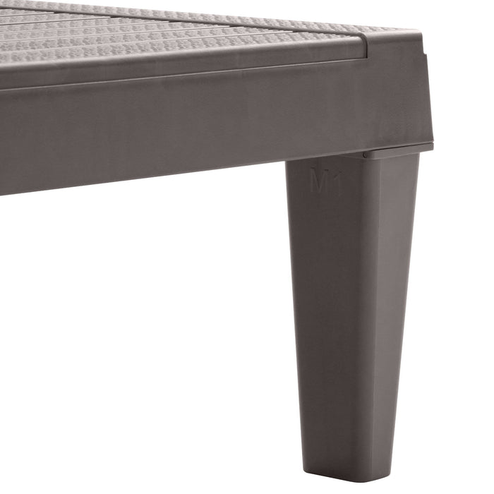 2 Piece Outdoor Chaise Lounges With Adjustable Backrest